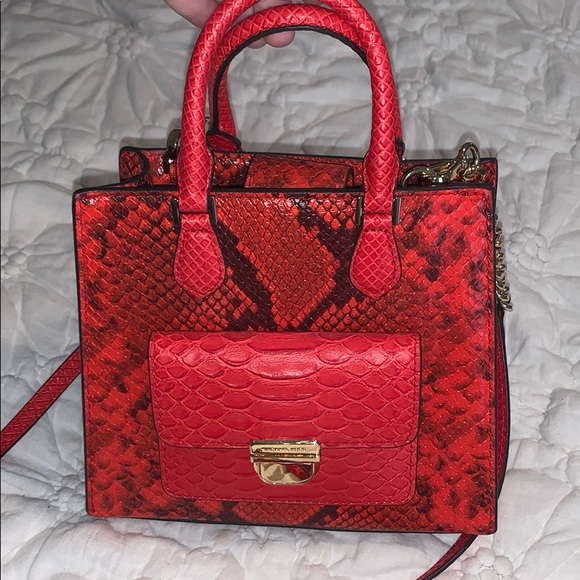 Michael Kors Handbags - Michael Kors Snakeskin Mini Bag